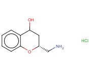 2H-1-BENZOPYRAN-4-OL, 2-(AMINOMETHYL)-3,4-DIHYDRO-, HYDROCHLORIDE (1:1), (2R)-