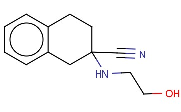2-[(2-HYDROXYETHYL)AMINO]-1,2,3,4-TETRAHYDRONAPHTHALENE-2-CARBONITRILE