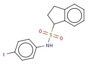 N-(3-茚满)磺酰基(4-<span class='lighter'>碘</span>)<span class='lighter'>苯胺</span>