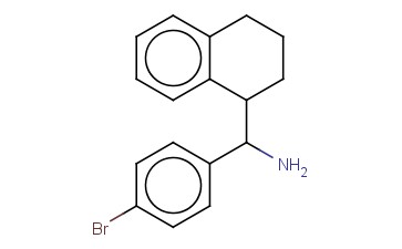 (4-BROMOPHENYL)(1,2,3,4-TETRAHYDRONAPHTHALEN-1-YL)METHANAMINE
