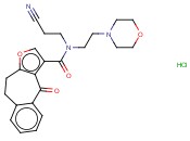 N-(2-氰<span class='lighter'>基</span>乙基)-N-(2-<span class='lighter'>吗</span><span class='lighter'>啉</span>-4-<span class='lighter'>基</span>乙基)-4-羰基-9,10-二氢-4H-苯并[4,5]环庚三烯并[1,2-b]呋喃-3-甲酰胺盐酸