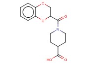 1-(2,3-DIHYDRO-BENZO[1,4]DIOXINE-2-CARBONYL)-PIPERIDINE-4-CARBOXYLIC ACID