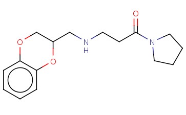 3-(((1,4-BENZODIOXAN-2-YL)METHYL)AMINO)-1-(1-PYRROLIDINYL)-1-PROPANONE