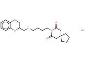 [8-[4-(1,4-苯并二恶烷-2-基-<span class='lighter'>甲</span>氨基)丁基]]-8-<span class='lighter'>氮</span>螺[4.5]癸烷-7,9-二酮<span class='lighter'>盐酸盐</span>