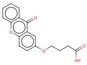 4-[(9-OXOXANTHEN-2-YL)OXY]BUTYRIC ACID