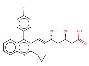 (3R,5R,6E)-7-[2-CYCLOPROPYL-4-(4-FLUOROPHENYL)-3-QUINOLINYL]-3,5-DIHYDROXY-6-HEPTENOIC ACID