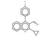 2-<span class='lighter'>Cyclopropyl</span>-4-(4-<span class='lighter'>fluorophenyl</span>)quinoline-3-carboxaldehyde
