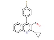 2-Cyclopropyl-4-(4-fluorophenyl)quinoline-3-carbaldehyde