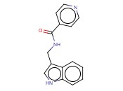 N-(3-INDOLYLMETHYL)<span class='lighter'>ISONICOTINAMIDE</span>