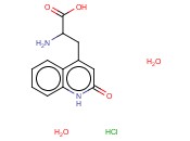 2-AMINO-3-(<span class='lighter'>1,2-DIHYDRO-2-OXO</span>-QUINOLINE-4-YL)-PROPIONIC ACID HYDROCHLORIDE DIHYDRATE