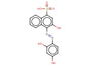 1-(2,4-DIHYDROXYPHENYLAZO)-2-<span class='lighter'>NAPHTHOL</span>-4-SULFONIC ACID