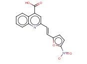 2-[2-(5-NITRO-FURAN-2-YL)-VINYL]-QUINOLINE-4-CARBOXYLIC ACID