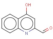 4-HYDROXY-2-<span class='lighter'>QUINOLINECARBOXALDEHYDE</span>