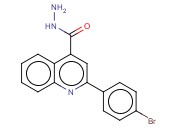 2-(4-<span class='lighter'>BROMOPHENYL</span>)QUINOLINE-4-CARBOHYDRAZIDE