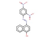4-(2,4-DINITROPHENYLAZO)-<span class='lighter'>1-NAPHTHOL</span>