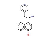4-((1R)-1-AMINO-2-(4-PYRIDYL)ETHYL)<span class='lighter'>NAPHTHOL</span>