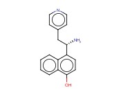 4-((1S)-1-AMINO-2-(4-PYRIDYL)ETHYL)<span class='lighter'>NAPHTHOL</span>
