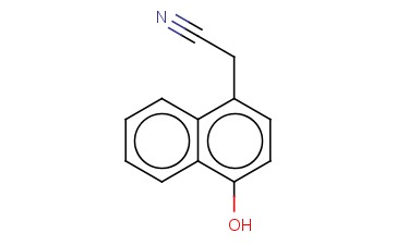 2-(4-HYDROXYNAPHTHALEN-1-YL)<span class='lighter'>ACETONITRILE</span>