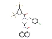 (2R,4S)-N-[1-[3,5-双(<span class='lighter'>三</span><span class='lighter'>氟</span><span class='lighter'>甲基</span>)<span class='lighter'>苯</span><span class='lighter'>甲</span><span class='lighter'>酰</span>]-2-(4-<span class='lighter'>氯</span>苄基)哌啶-4-基]喹啉-4-甲酰胺