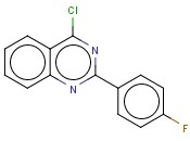 4-<span class='lighter'>CHLORO</span>-2-(4-<span class='lighter'>FLUORO</span>-PHENYL)-QUINAZOLINE