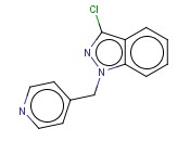1H-吲唑,3-氯-1-(4-<span class='lighter'>吡啶基</span><span class='lighter'>甲基</span>)-