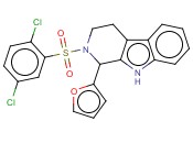 2-(2,5-DICHLORO-BENZENESULFONYL)-1-FURAN-2-YL-2,3,4,9-TETRAHYDRO-1H-BETA-CARBOLINE