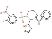 2-(4-CHLORO-3-NITRO-BENZENESULFONYL)-1-FURAN-2-YL-2,3,4,9-TETRAHYDRO-1H-BETA-CARBOLINE