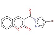 3-(4-<span class='lighter'>BROMOPYRAZOLE</span>-1-CARBONYL)CHROMEN-2-ONE
