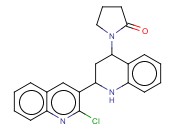 1-(2'-CHLORO-1,2,3,4-TETRAHYDRO-[2,3']BIQUINOLINYL-4-YL)-PYRROLIDIN-2-ONE