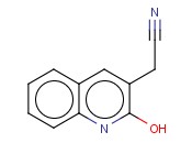2-HYDROXYQUINOLINE-3-<span class='lighter'>ACETONITRILE</span>