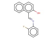1-(2-FLUOROPHENYLIMINOMETHYL)-2-<span class='lighter'>NAPHTHOL</span>