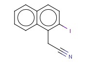 2-IODONAPHTHALENE-1-<span class='lighter'>ACETONITRILE</span>