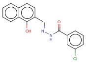 3-CHLORO-BENZOIC ACID (1-HYDROXY-NAPHTHALEN-2-YLMETHYLENEN)-HYDRAZINE