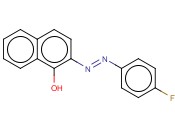 2-[(4-FLUOROPHENYL)DIAZENYL]-<span class='lighter'>1-NAPHTHOL</span>
