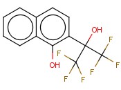 2-(1,1,1,3,3,3-HEXAFLUORO-2-HYDROXYPROP-2-YL)-<span class='lighter'>1-NAPHTHOL</span>