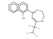 2-[2,3-DIHYDRO-7-(1,1,2,2-TETRAFLUOROETHYL)-1H-1,4-DIAZEPINE-5-YL]-<span class='lighter'>1-NAPHTHOL</span>