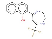 2-[2,3-DIHYDRO-7-TRIFLUOROMETHYL-1H-1,4-DIAZEPINE-5-YL]-<span class='lighter'>1-NAPHTHOL</span>