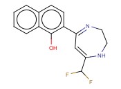 2-[7-DIFLUOROMETHYL-2,3-DIHYDRO-1H-1,4-DIAZEPINE-5-YL]-<span class='lighter'>1-NAPHTHOL</span>