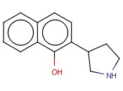 2-(3-PYRROLIDINYL)-<span class='lighter'>1-NAPHTHOL</span>
