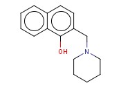 2-(1-PIPERIDINYLMETHYL)-<span class='lighter'>1-NAPHTHOL</span>