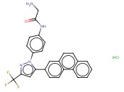 2-<span class='lighter'>氨基</span>-N-[4-[5-(2-菲基)-3-(三氟甲基)-1H-吡唑-1-基]苯基]<span class='lighter'>乙酰</span>胺