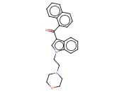 [1-[2-(4-<span class='lighter'>吗</span><span class='lighter'>啉</span><span class='lighter'>基</span>)乙基]-1H-吲哚-3-<span class='lighter'>基</span>]-1-萘<span class='lighter'>基</span>甲酮