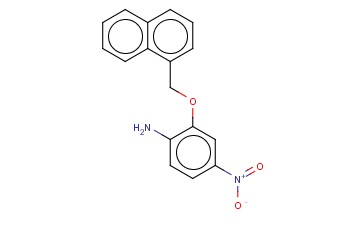 2-(1-NAPHTHALENYLMETHOXY)-4-NITRO-BENZENAMINE