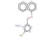 4-AMINO-5-[(1-NAPHTHYLOXY)METHYL]-4H-1,2,4-TRIAZOLE-3-THIOL