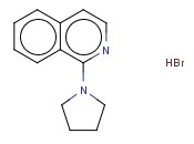 1-PYRROLIDIN-1-YL-ISOQUINOLINE, <span class='lighter'>HYDROBROMIDE</span>