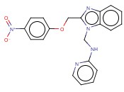 N-({2-[(4-硝基苯氧基)<span class='lighter'>甲基</span>]-1H-<span class='lighter'>苯并咪唑</span>-1-基}<span class='lighter'>甲基</span>)吡啶-2-胺