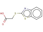 2-(苯并噻唑<span class='lighter'>基</span><span class='lighter'>硫</span>代)<span class='lighter'>乙酸</span>