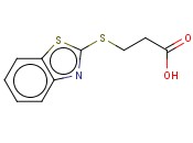 3-(2-<span class='lighter'>苯</span><span class='lighter'>并</span><span class='lighter'>噻唑</span>基)硫代丙酸