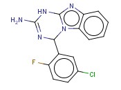 4-(5-CHLORO-2-FLUOROPHENYL)-1,4-DIHYDRO[1,3,5]TRIAZINO[1,2-A]BENZIMIDAZOL-2-AMINE