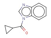 1H-<span class='lighter'>苯并咪唑</span>，1-（环丙基羰基）-（9CI）